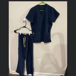 3 sets of WonderWink scrubs